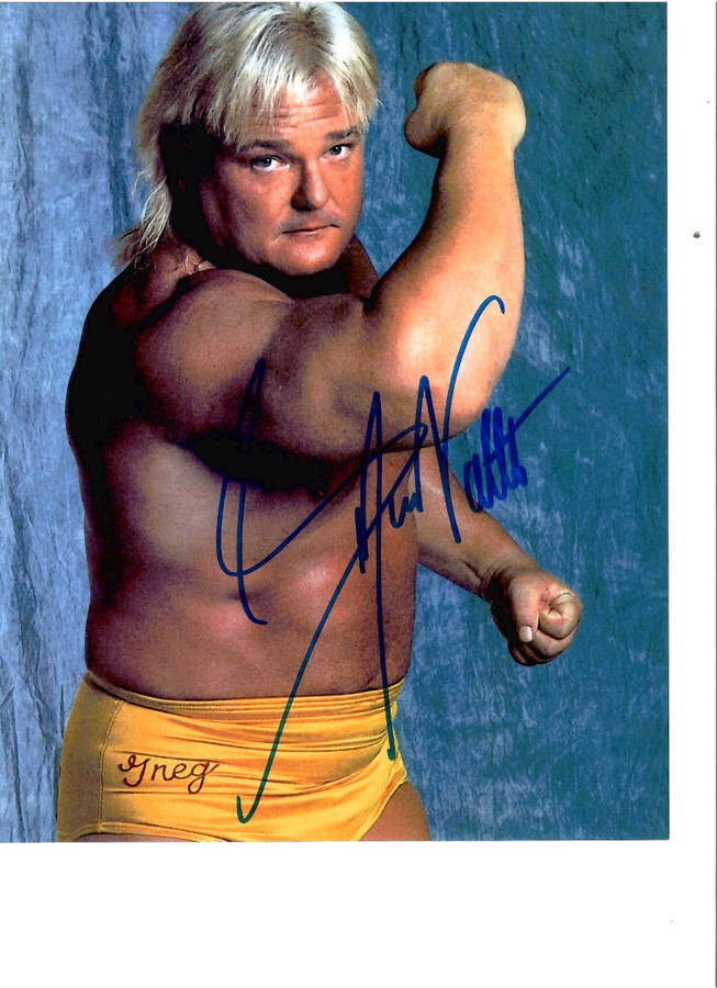 Greg Valentine Signed Autographed 8X10 Photo Pro Wrestler WWF W